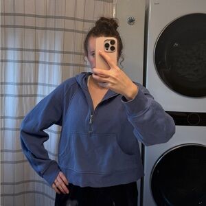 Lululemon Scuba Half Zip Hoodie XS/S Color: Waterdrop